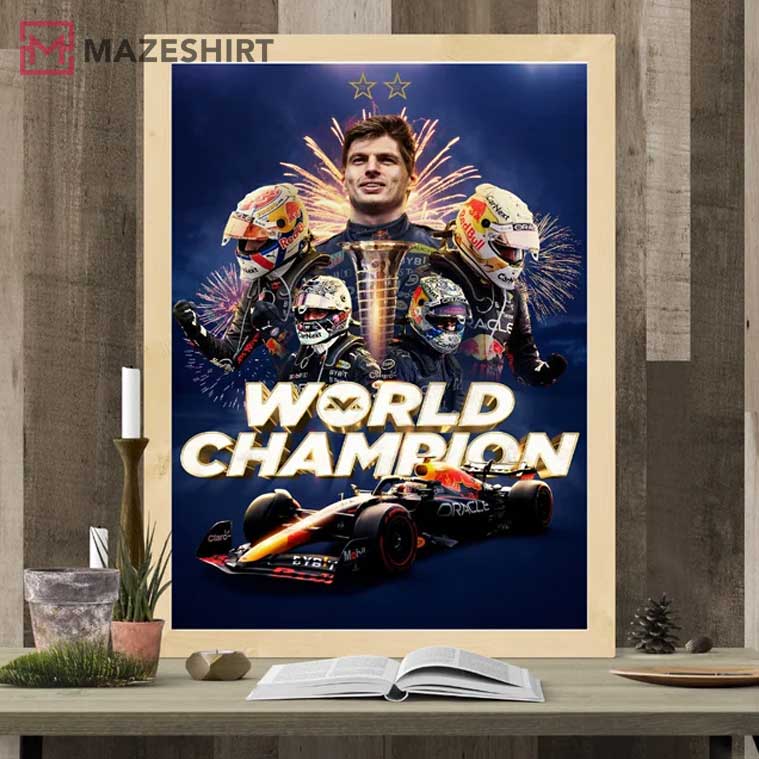 Max Verstappen Champion 2022 Red Bull Racing F1 Best Poster Max Verstappen Champion 2022 Red Bull Racing F1 Best Poster