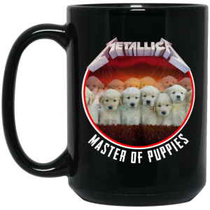 Metallica Master Of Puppies Mug