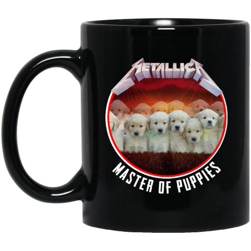 Metallica Master Of Puppies Mug Metallica Master Of Puppies Mug