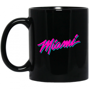 Miami Heat Vice Black Mug 3