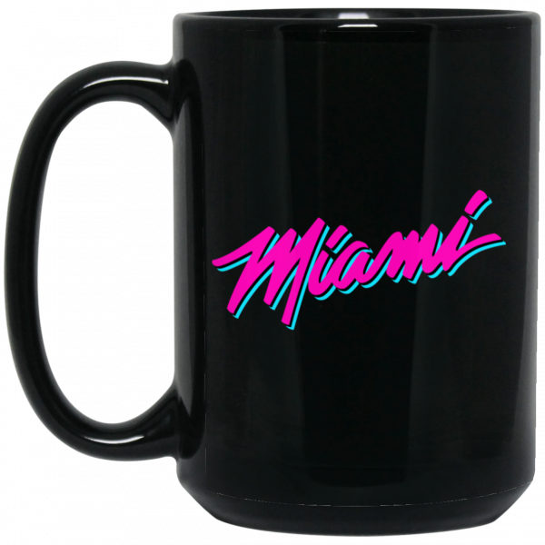 Miami Heat Vice Black Mug Miami Heat Vice Black Mug