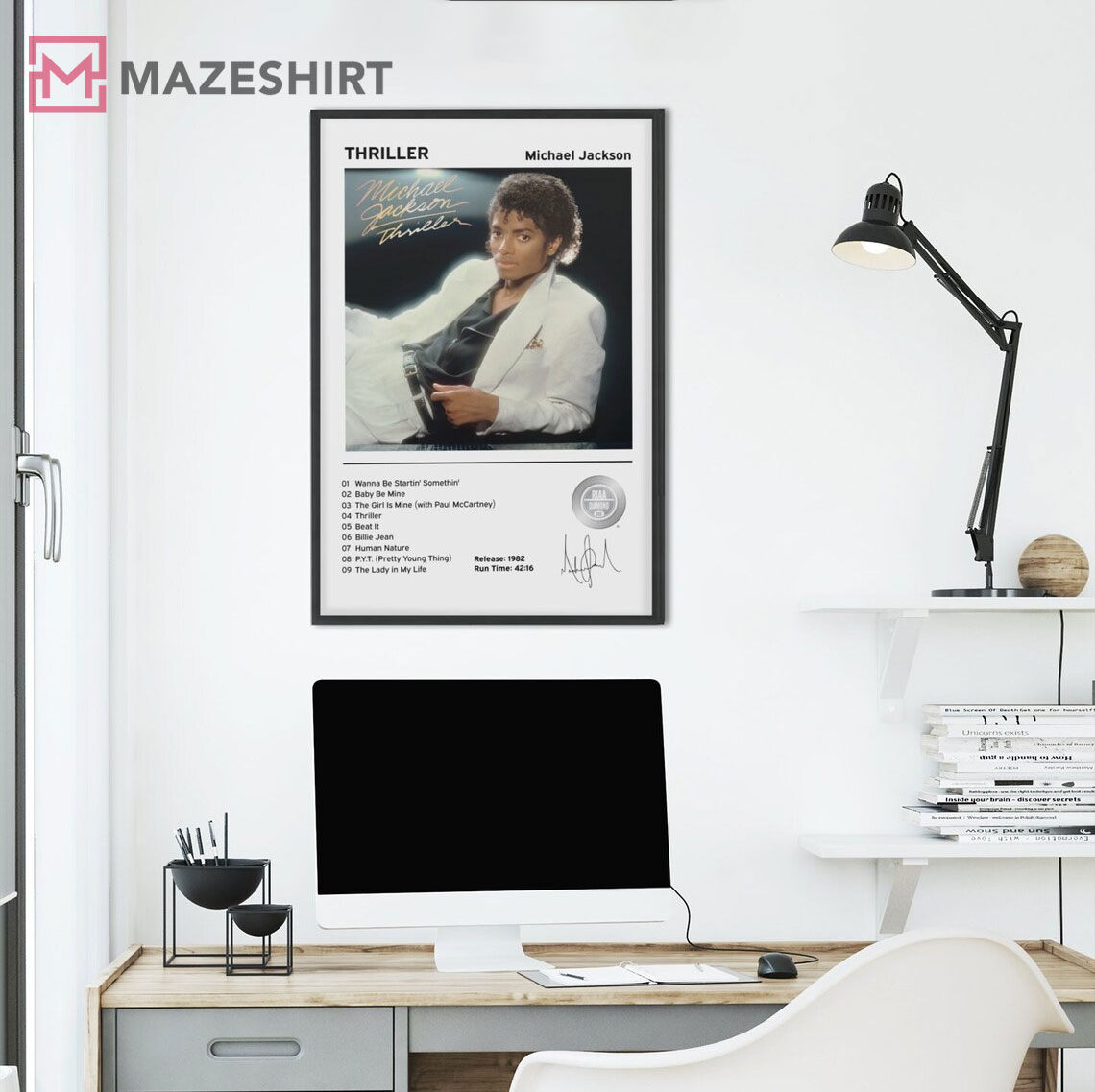 Michael Jackson, Thriller Album Poster Michael Jackson, Thriller Album Poster