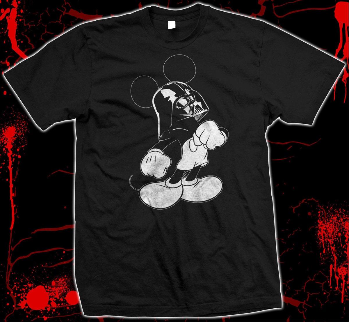 Mickey Mouse And Darth Vader Star Wars Parody T-shirt Gift For Fans - Apparel, Mug, Home Decor - Perfect Gift For Everyone Mickey Mouse And Darth Vader Star Wars Parody T-shirt Gift For Fans - Apparel, Mug, Home Decor - Perfect Gift For Everyone