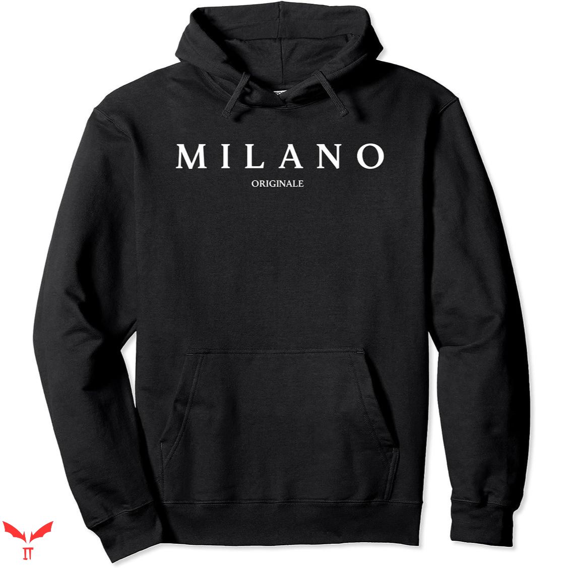 Milano Di Rouge Hoodie Original Milano Italy Word Milano Di Rouge Hoodie Original Milano Italy Word