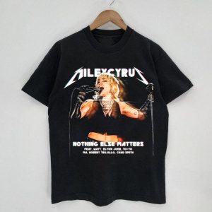 Miley Cyrus Nothing Else Matter Vintage 90s Shirt – Apparel, Mug, Home Decor – Perfect Gift For Everyone