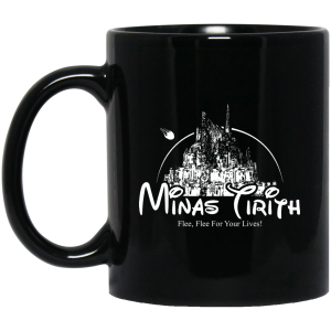Minas Tirith Flee Flee For Your Lives 11 15 oz Mug