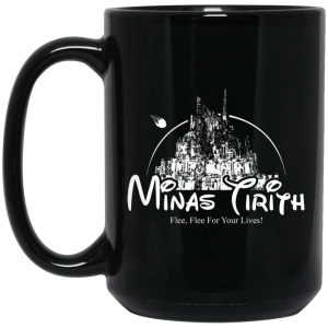 Minas Tirith Flee Flee For Your Lives Mug