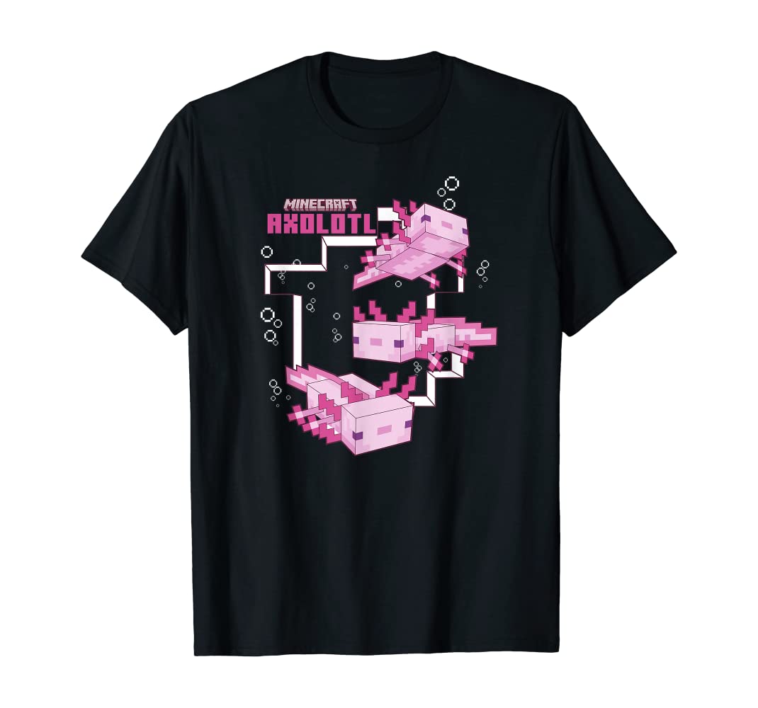 Minecraft Axolotl Shirt - Apparel, Mug, Home Decor - Perfect Gift For Everyone Minecraft Axolotl Shirt - Apparel, Mug, Home Decor - Perfect Gift For Everyone