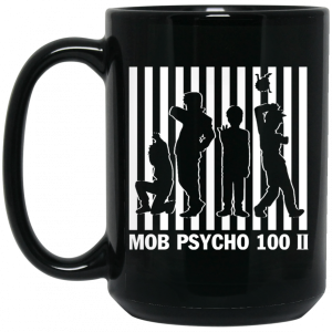 Mob Psycho 100 II Black Mug 4