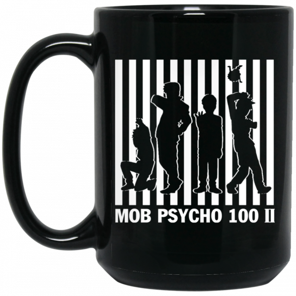 Mob Psycho 100 II Black Mug Mob Psycho 100 II Black Mug