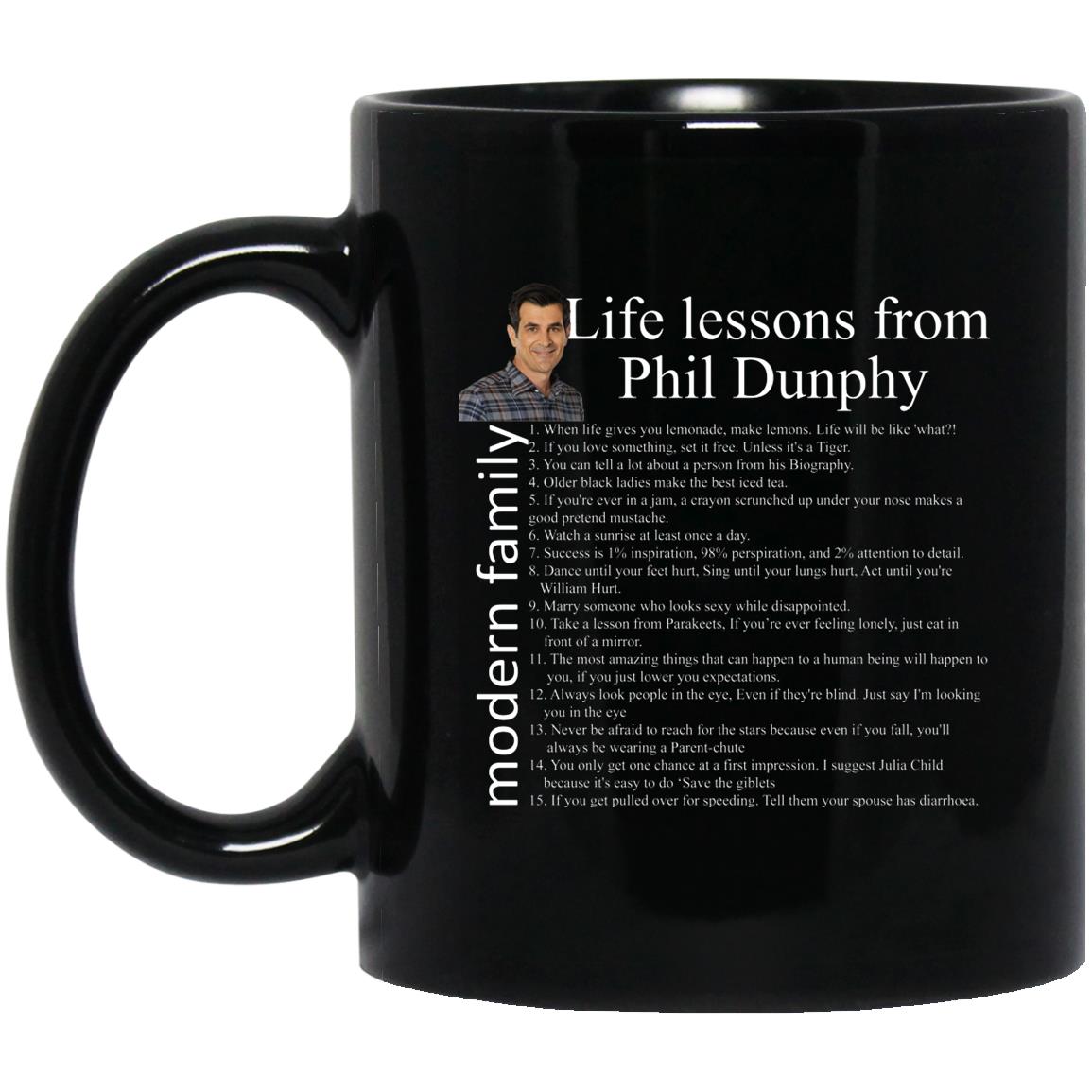 Modern Family Life Lessons From Phil Dunphy Mugs Modern Family Life Lessons From Phil Dunphy Mugs