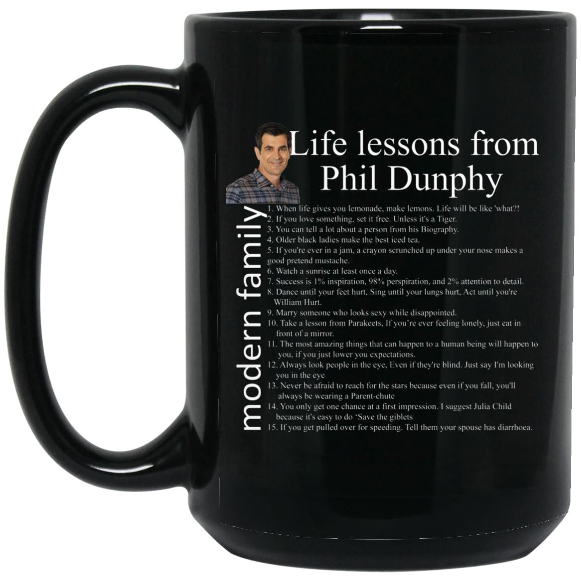 Modern Family Life Lessons From Phil Dunphy Mugs Modern Family Life Lessons From Phil Dunphy Mugs