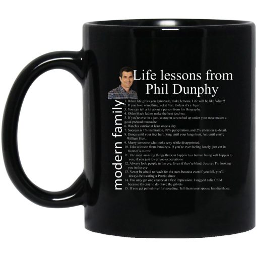 Modern Family Life Lessons From Phil Dunphy Mugs Modern Family Life Lessons From Phil Dunphy Mugs