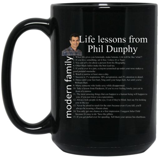 Modern Family Life Lessons From Phil Dunphy Mugs Modern Family Life Lessons From Phil Dunphy Mugs
