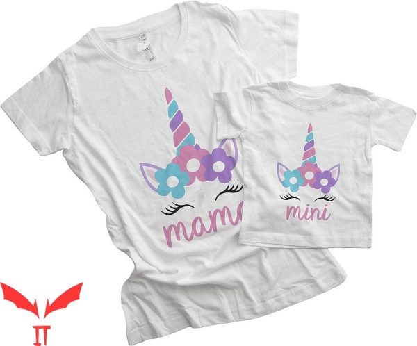 Mom And Mini T-Shirt Mama Unicorn And Mini Unicorn