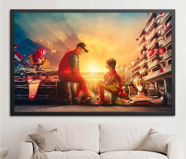 Monaco 2022 F1 Charles Leclerc Poster For Fan