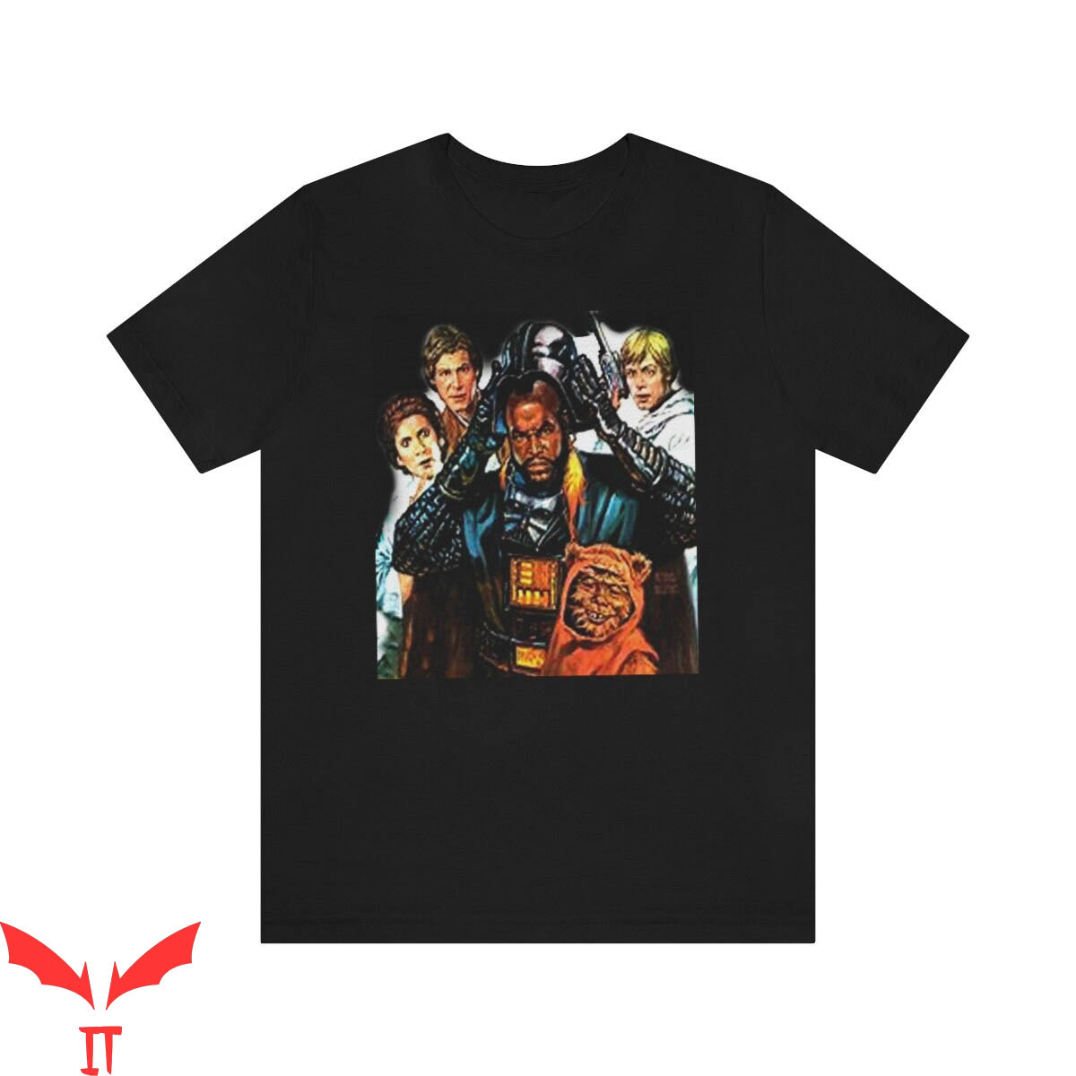 Mr T-Shirt Funny Star Wars Meets Mr T 80s Vintage Movie Mr T-Shirt Funny Star Wars Meets Mr T 80s Vintage Movie