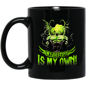 My Destiny Is My Own Black Mug 3