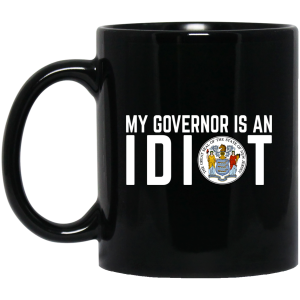 My Governor Is An Idiot New Jersey Seal Mug