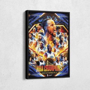 NBA Champions Golden State Warriors Team Squad 2021-2022 Poster