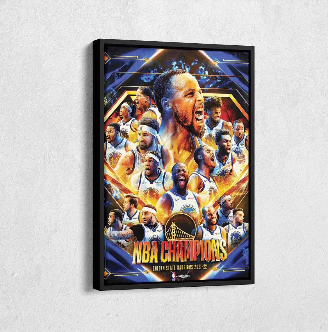 NBA Champions Golden State Warriors Team Squad 2021-2022 Poster NBA Champions Golden State Warriors Team Squad 2021-2022 Poster