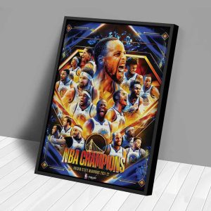 NBA Champions Golden State Warriors Team Squad 2021-2022 Poster