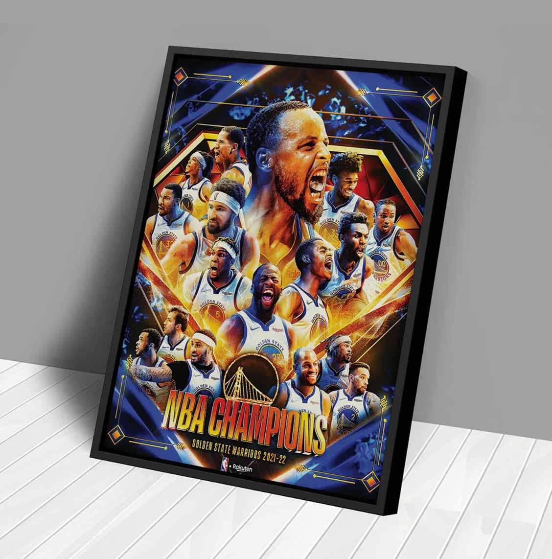 NBA Champions Golden State Warriors Team Squad 2021-2022 Poster NBA Champions Golden State Warriors Team Squad 2021-2022 Poster