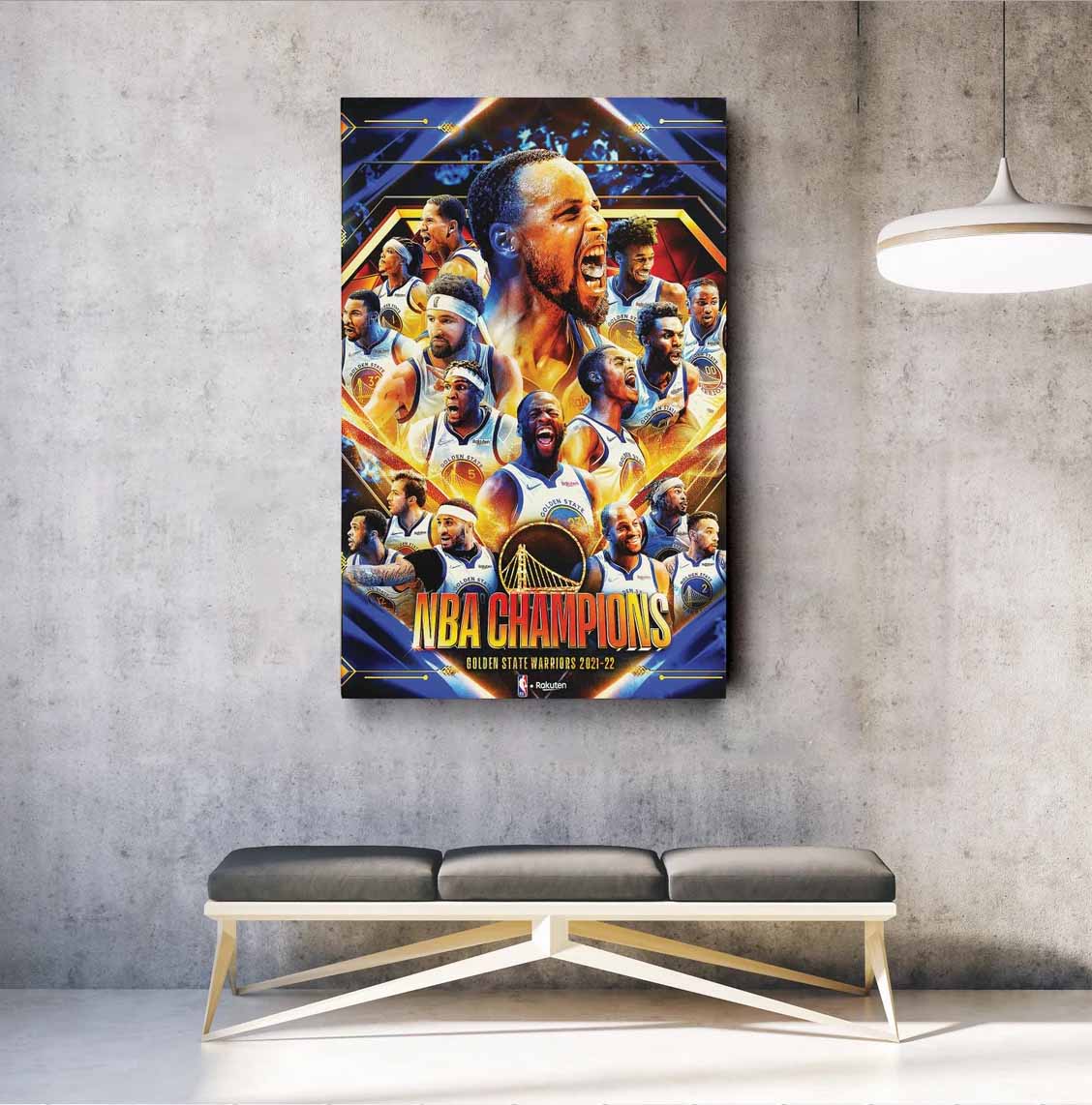 NBA Champions Golden State Warriors Team Squad 2021-2022 Poster NBA Champions Golden State Warriors Team Squad 2021-2022 Poster