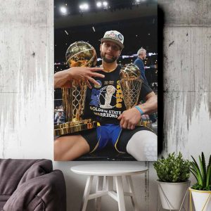 NBA Champions Stephen Curry MVP Golden State Warriors Poster