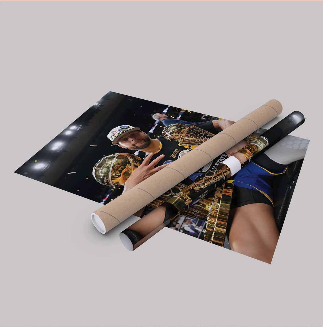 NBA Champions Stephen Curry MVP Golden State Warriors Poster NBA Champions Stephen Curry MVP Golden State Warriors Poster