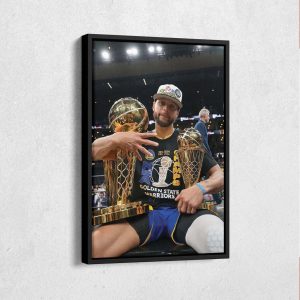 NBA Champions Stephen Curry MVP Golden State Warriors Poster 3