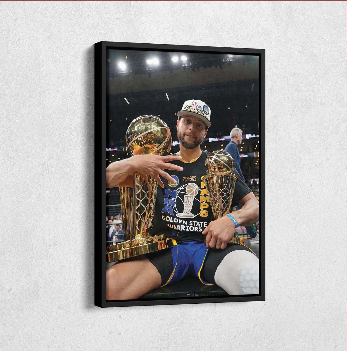 NBA Champions Stephen Curry MVP Golden State Warriors Poster NBA Champions Stephen Curry MVP Golden State Warriors Poster