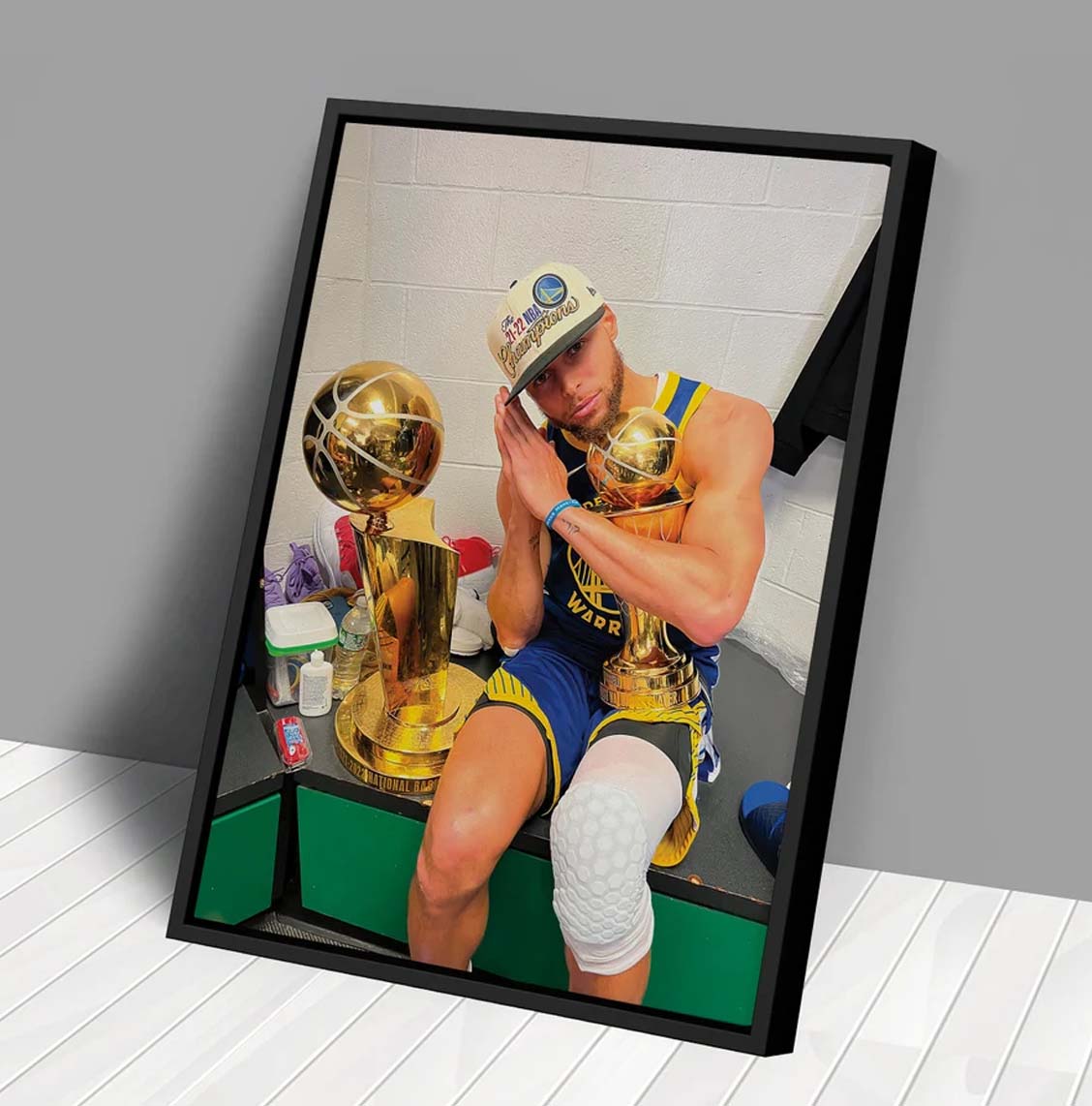 NBA Champions Stephen Curry Poster NBA Champions Stephen Curry Poster