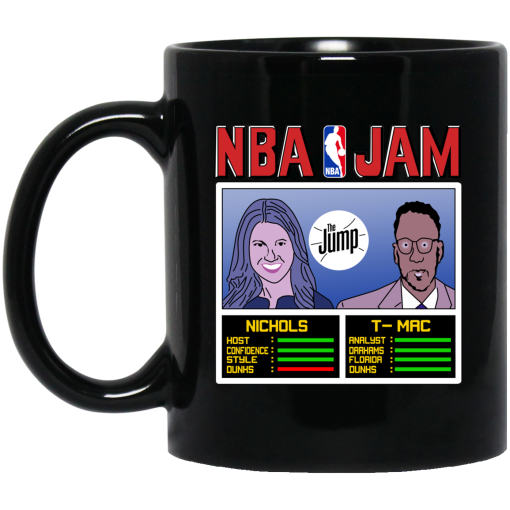 NBA Jam The Jump Nichols TMac Mug NBA Jam The Jump Nichols TMac Mug