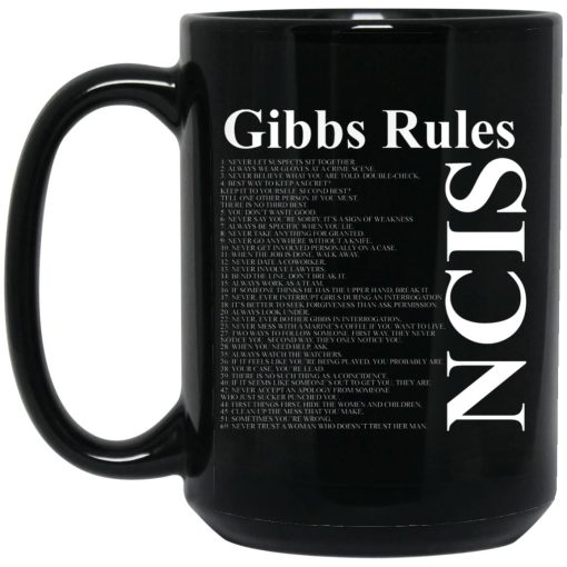 NCIS Gibbs Rules Mug NCIS Gibbs Rules Mug