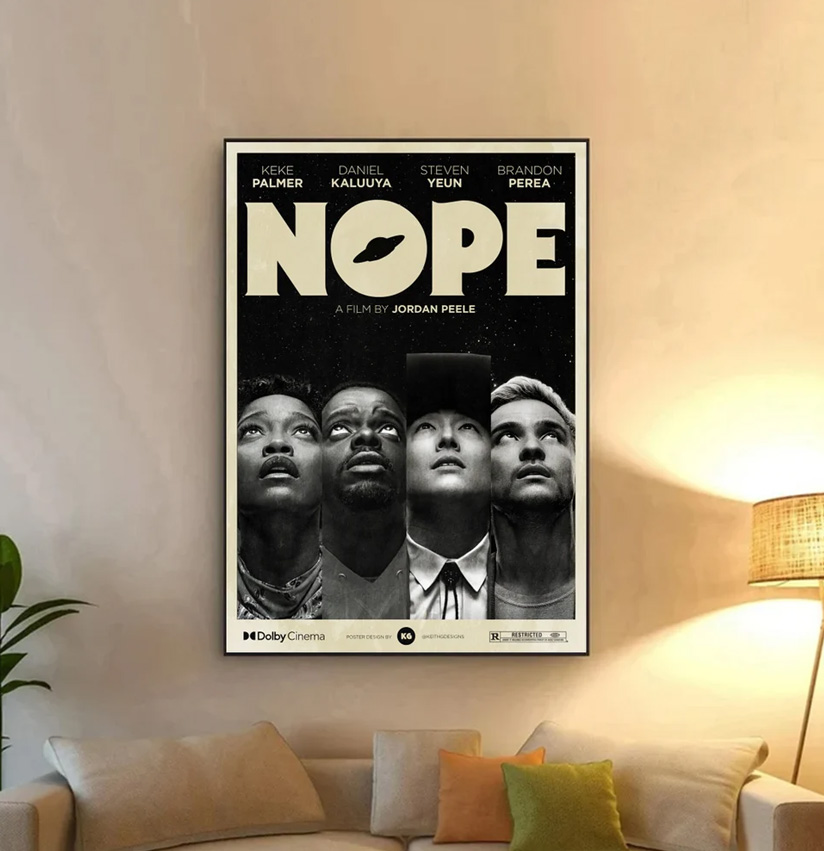 NOPE Jordan Peele Movie Best Poster NOPE Jordan Peele Movie Best Poster