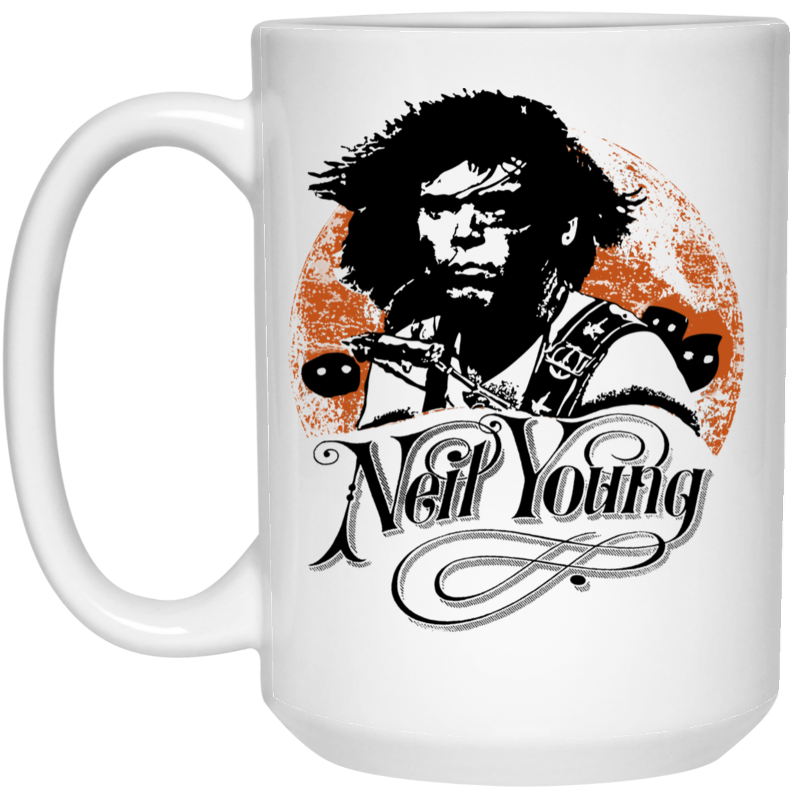 Neil Young Canadian Rocker Mug Neil Young Canadian Rocker Mug