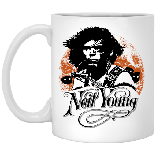 Neil Young Canadian Rocker Mug Neil Young Canadian Rocker Mug