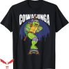 Ninja Tour T-Shirt Cowabunga Donatello On Skates With Pizza