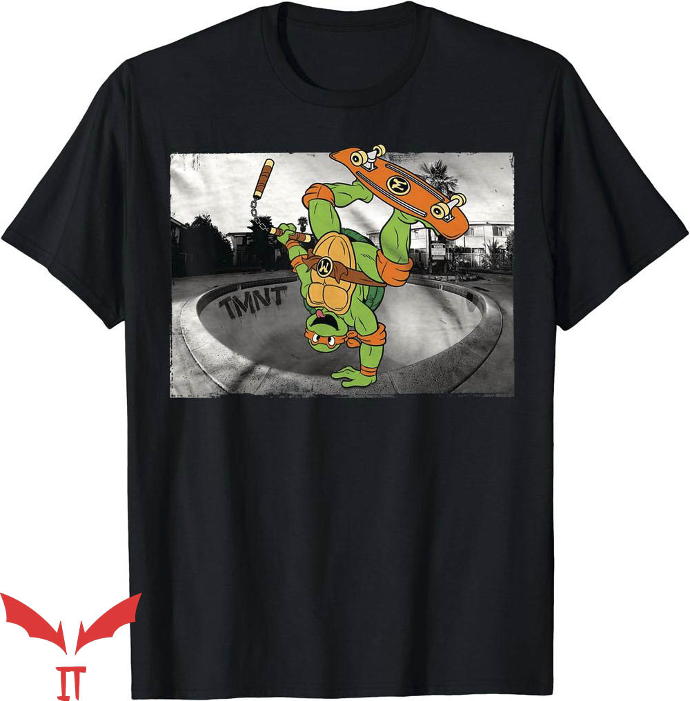 Ninja Tour T-Shirt Michelangelo Skating T-Shirt Trending Ninja Tour T-Shirt Michelangelo Skating T-Shirt Trending