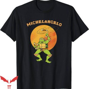 Ninja Tour T-Shirt Michelangelo Standing Tall Shirt Trending