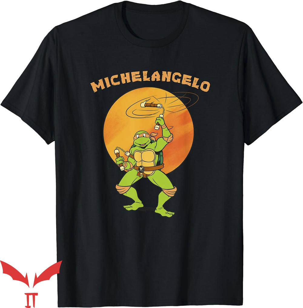 Ninja Tour T-Shirt Michelangelo Standing Tall Shirt Trending Ninja Tour T-Shirt Michelangelo Standing Tall Shirt Trending