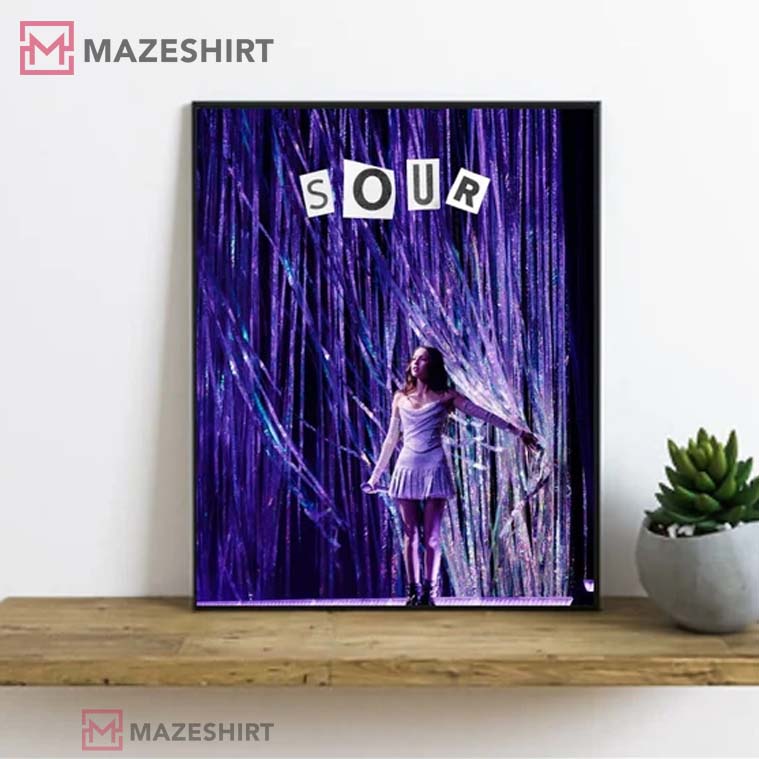 Olivia Rodrigo Sour Tour Poster Olivia Rodrigo Sour Tour Poster