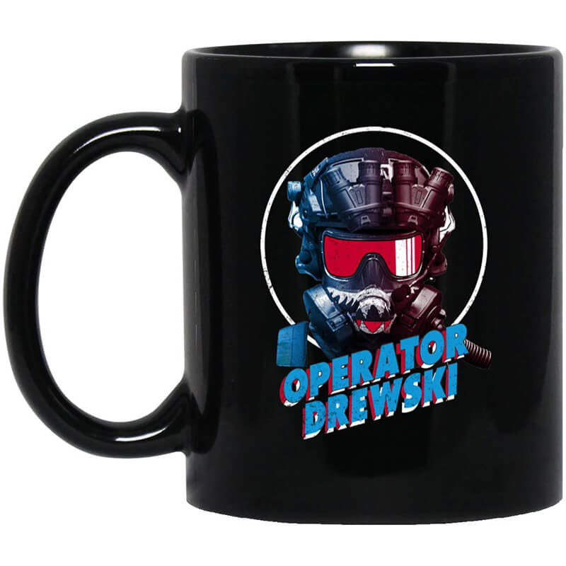 Operator Drewski Cartoon Mug Operator Drewski Cartoon Mug
