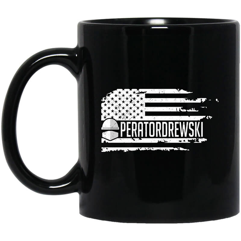 Operator Drewski Flag Logo Mug Operator Drewski Flag Logo Mug