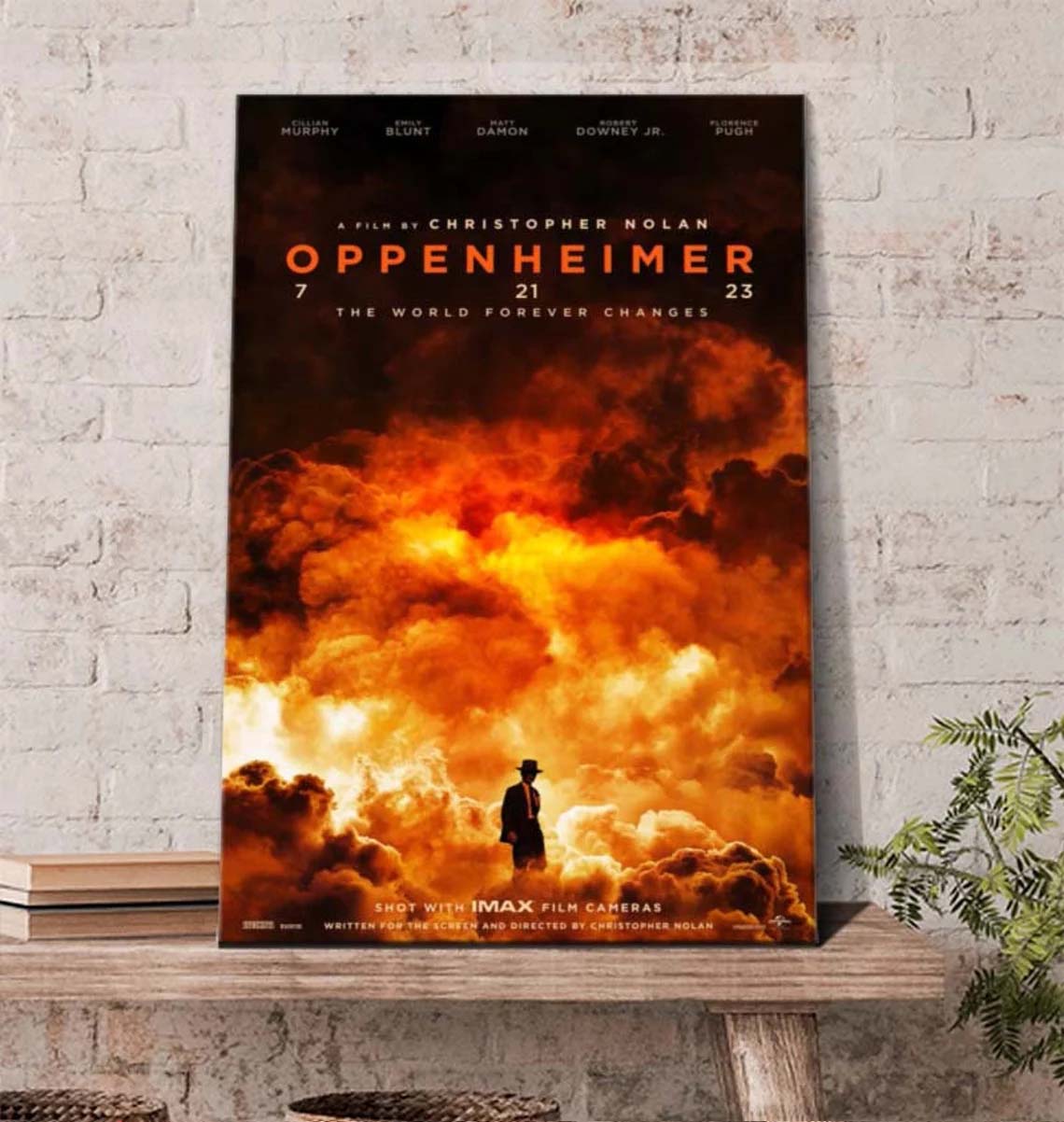 Oppenheimer The World Forever Changes Christopher Nolan Poster Oppenheimer The World Forever Changes Christopher Nolan Poster