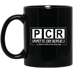 PCR Pipette Cry Repeat Mug 3