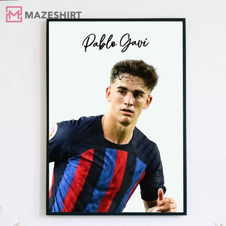 Pablo Gavi Barcelona Gift For Fan Poster Pablo Gavi Barcelona Gift For Fan Poster