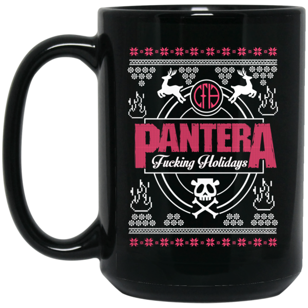 Pantera Fucking Holidays Christmas Mug