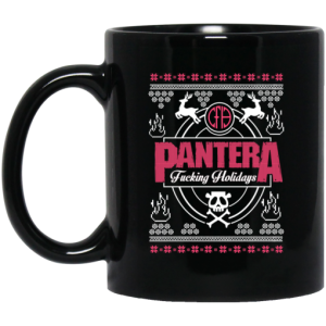 Pantera Fucking Holidays Christmas Mug 3